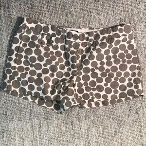 Perfect condition J Crew polka dot shorts!